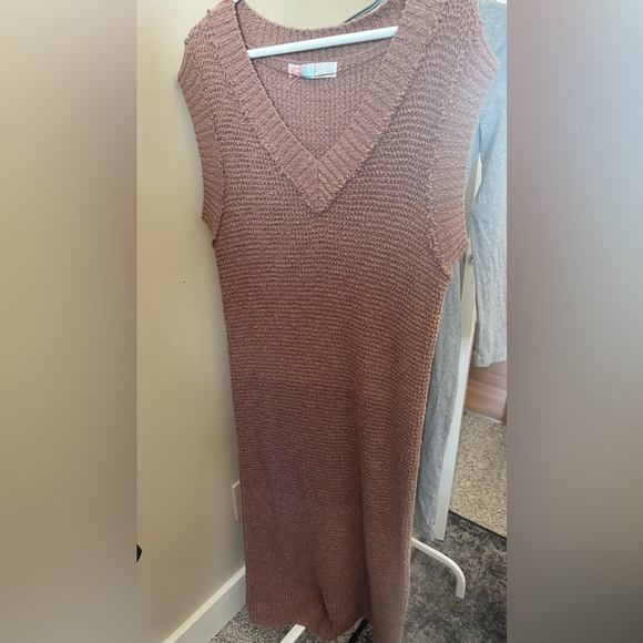 Free People- size small knit sweater/vest dress - Picture 1 of 3